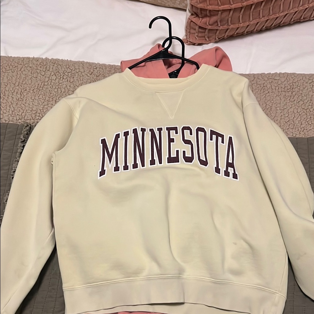 Minnesota Graphic Cream Sweatshirt